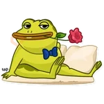 George the funny frog