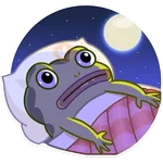 George the funny frog