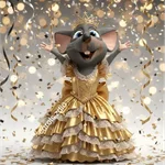 🎉🥂 Ratita Feliz Año Nuevo 🥂🎉