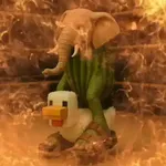 chicken jockey Minecraft 😎