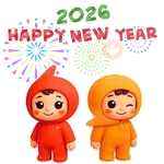 樂樂思思冬日貼圖2025