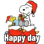 Snoopy pegatinas CHRISTMAS 🎄🎄