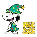 Snoopy Natal e Ano Novo 💛✨️