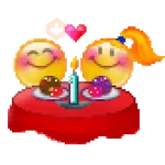 emoji pixel bucin animados