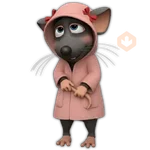 Rata triste 😶‍🌫️rata tímida 2💖