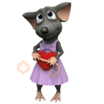 ❣️Ratita San Valentin Amor❣️