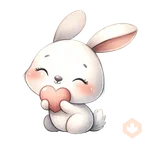 Conejito love San Valentín ❤️