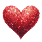 Corazón Glitter San Valentín❤️