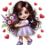 ❤️🎀 Niñas San Valentín 🎀❤️