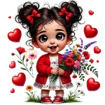 ❤️🎀 Niñas San Valentín 🎀❤️