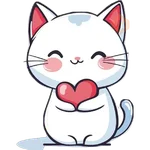 amor de gatitos animados 💜