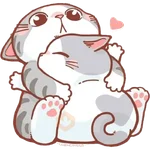 amor de gatitos animados 💜