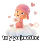 Pocoyó rosa Amor 💗😚