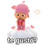 Pocoyó rosa Amor 💗😚
