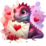 Dinosaurio San Valentín ♥️🦖