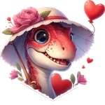 Dinosaurio San Valentín ♥️🦖