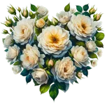 Corazon Floral San Valentín♥️