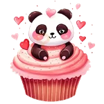Cupcakes Amor Osito Panda❤️🐼