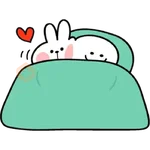 Couple Rabbit Kelinci Bucin