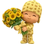 💛🌻 Pocoyó Flores Amarillas🌻💛