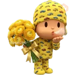 💛🌻 Pocoyó Flores Amarillas🌻💛