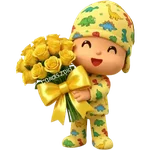 💛🌻 Pocoyó Flores Amarillas🌻💛