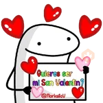San Valentín cartelito