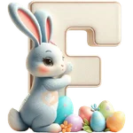 LETRAS INICIALES PASCUA 🐇🥚🌸