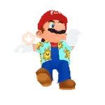 Mario bros emojis pixel