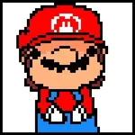 Mario bros emojis pixel