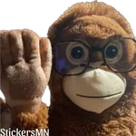 🐵Stuffed Monkey🐒 2 @Stickers_MN