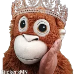 🐵Stuffed Monkey🐒 2 @Stickers_MN