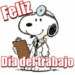 Snoopy Día del trabajo 💼👷🏻🧑🏻‍✈️