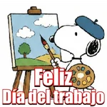 Snoopy Día del trabajo 💼👷🏻🧑🏻‍✈️