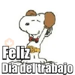 Snoopy Día del trabajo 💼👷🏻🧑🏻‍✈️