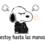 Snoopy enojado 🐾😡