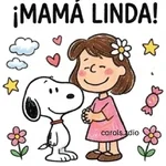Día de las Madres Snoopy 💐🌷