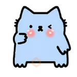 Nub Cat Kawaii Emojis✨💙🐾
