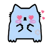 Nub Cat Kawaii Emojis✨💙🐾