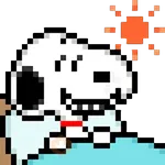 Snoopy pixel animado U⁠^⁠ｪ⁠^⁠U