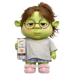 🍼STICKERS BABY SHREK💚
