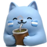 Nub Nub Cat 3d Argentina 🇦🇷🐾✨