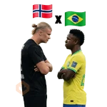 BRASIL X NORUEGA MEMES