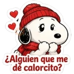 Snoopy Amor en Invierno 🐾❤️