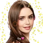 Lily Collins (By 𝓚𝓻𝔂𝓼)