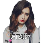 Lily Collins (By 𝓚𝓻𝔂𝓼)