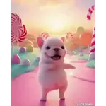 Pibble - Perrito blanco