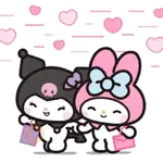 My Melody & Kuromi 💜💗✨
