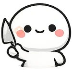 pentol putih emoji gemoy