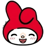 ❤️ Emojis My Melody Rojo ❤️